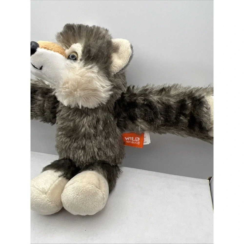 Wild Republic Slap Bracelet Wrist Huggers Wolf‎ Plush Coyote Husky Hugger 8